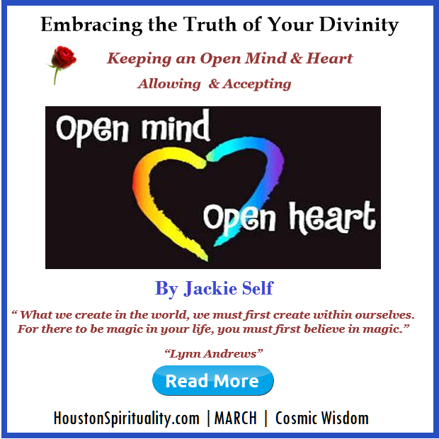 Open Mind Open Heart by Jackie Self March HSM