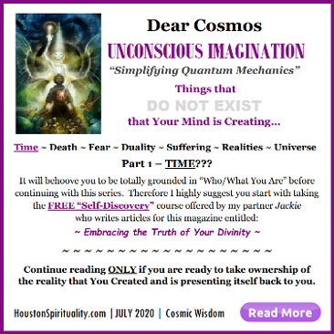 Dear Cosmos Unconscious Imagination by David LE