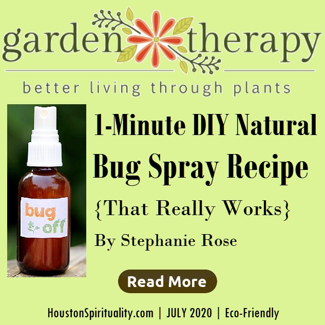 Garden Therapy Natural Bug Spray Recipe