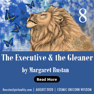 August Numbers. The Executive & The Gleaner by Margaret Rustan, 8-2020