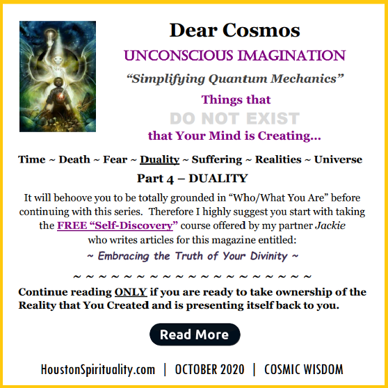 October 2020 - Dear Cosmos, David-LE, Unconscious Imagination, 