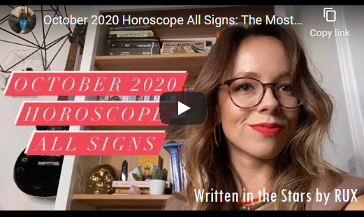 Monthly Horoscopes Video for all signs with Rux