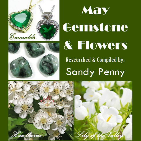 May Gemstone & Flwoers by Sandy Penny