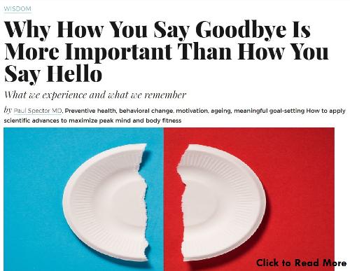 How to Say Goodbye