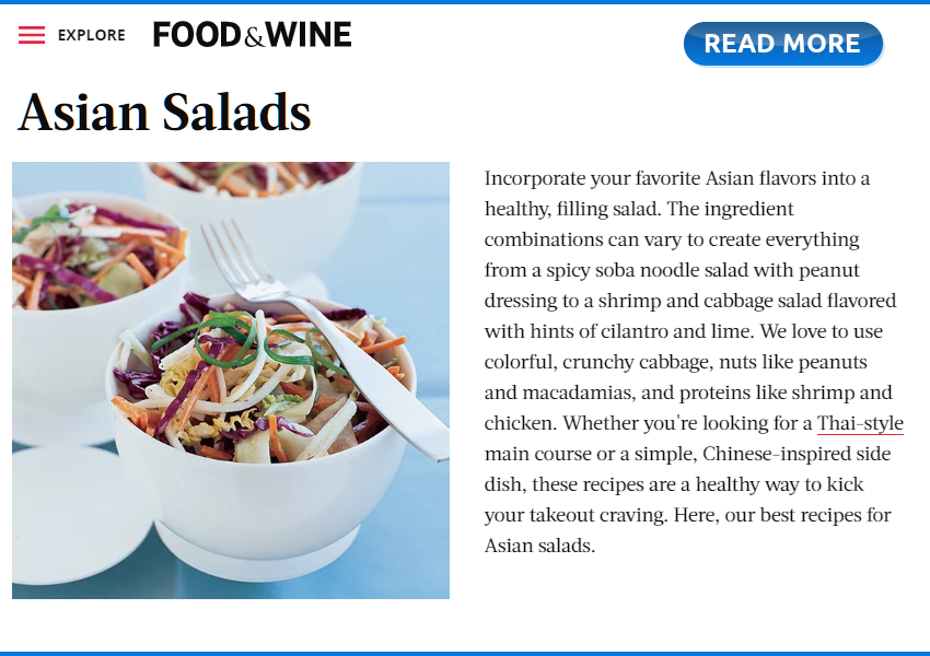 Asian Salads