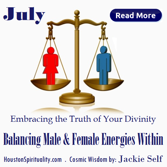 Balancing Male & Female Energies Within by Jackie Self Cosmic Wisdom