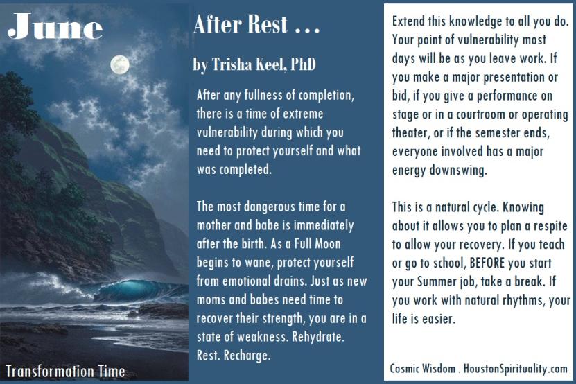 After Rest. Transformation Time. Trisha Keel. Cosmic Wisdom. HSM
