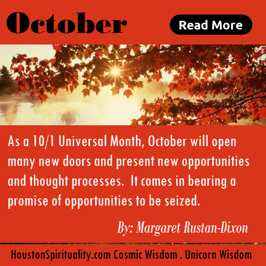 October Numerology by Margaret Rustan-Dixon
