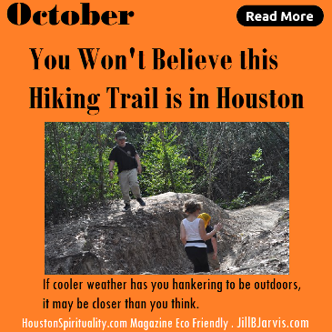 You won't believe this hicking trail is in houston. Memorial Park.  HSM Eco Friendly October