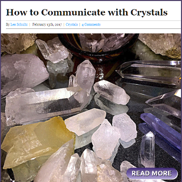 How to communicate with crystals. by Lea Schultz, Discover Samuel