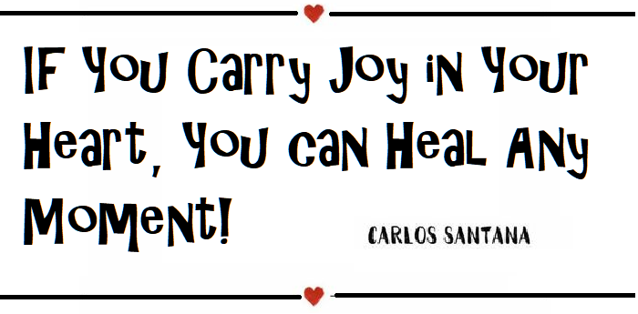 Carry joy in your heart