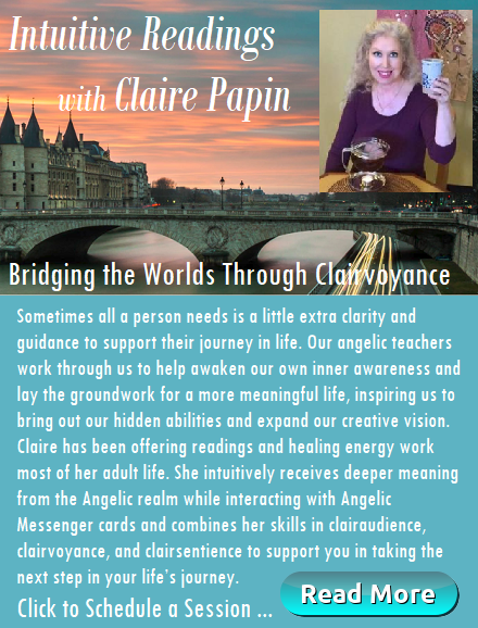 Intuitive Readings with Claire Papin. Houston Spirituality Magazine. Sometimes all a person needs is a little extra clairty and guidance to support their journey in life. Link to website