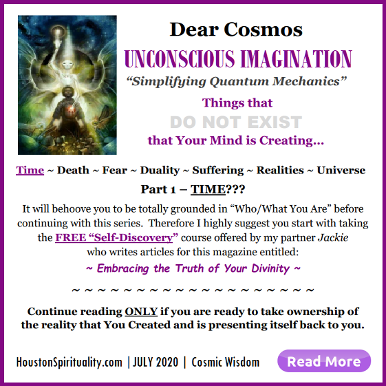 Dear Cosmos | Unconscious Imagination | July 2020 | HSM