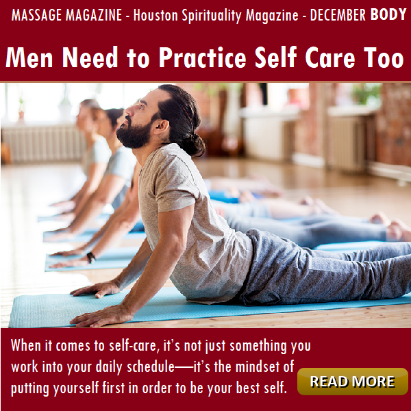 Massage Magazine, Men Need to Practice Self-Care Too