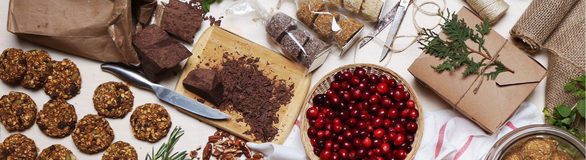 Healthy Food Yum banner for DECEMBER