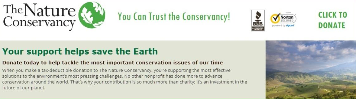 Support the Nature Conservancy