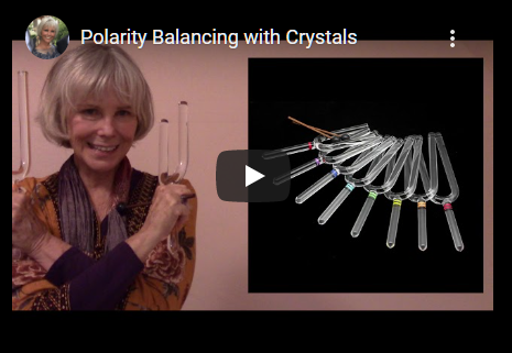 Video Polarity Balancing with Crystals by Jill Mattson
