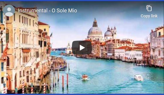 Instrumental O Sole Mio for plant growth