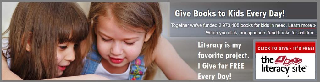 Donate books for free - Literacy site, greater good